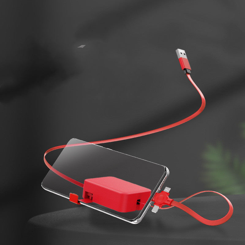 Câble USB rétractable 4 en 1