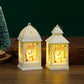 10cm Mini Led Christmas Candle Lights Retro Glowing Small Square Lamp Night Light Dollhouse Miniature Home Decor Toy